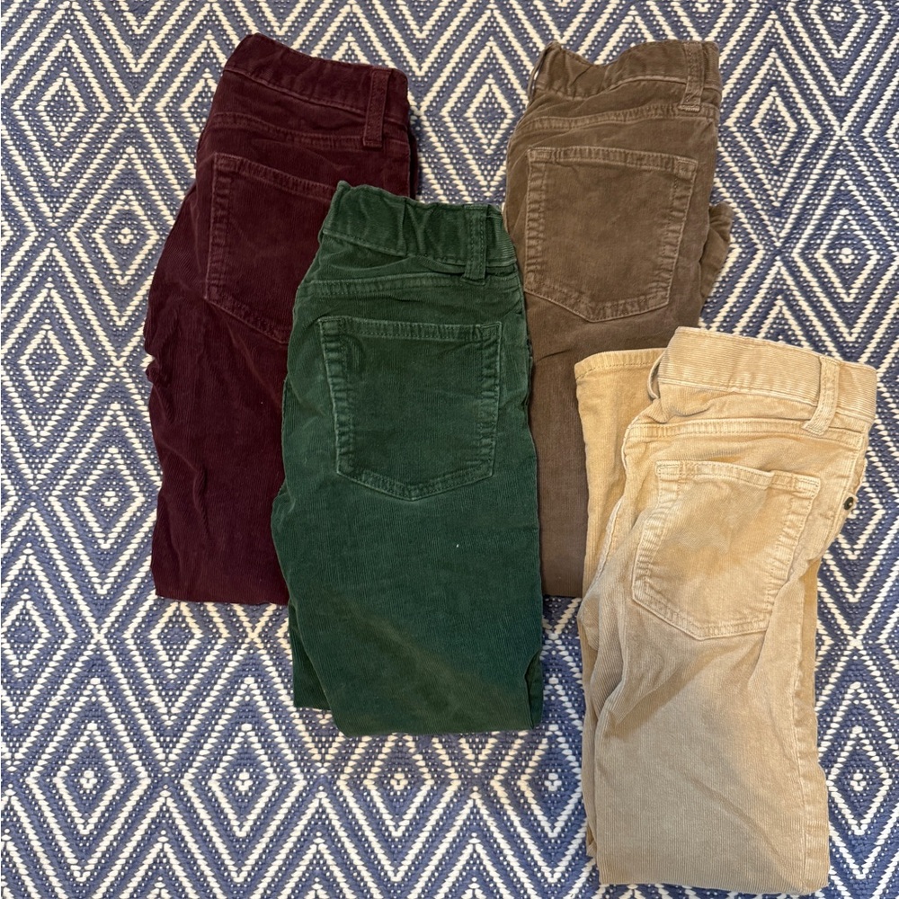 Crewcuts / J.Crew Boys Corduroy Pants - 4 pairs, size 7